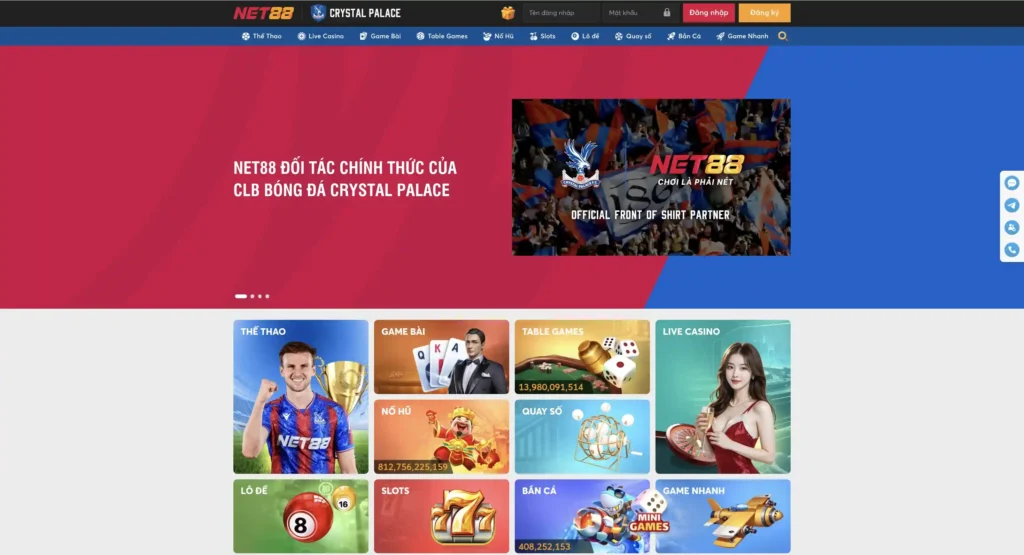 NET88 – Hệ sinh thái cá cược đậm chất công nghệ