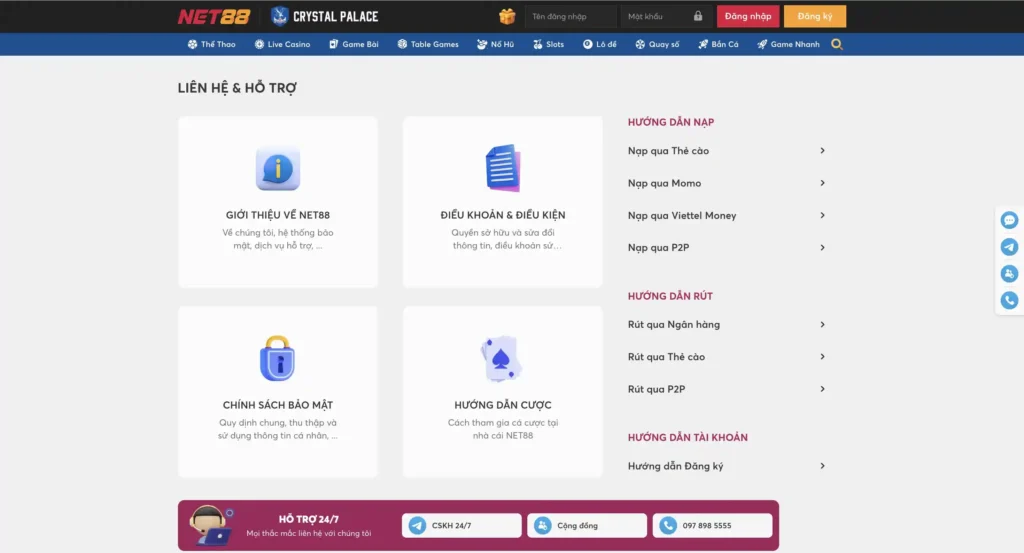 NET88 – Hệ sinh thái cá cược đậm chất công nghệ 4 Hạ tầng mạnh mẽ, tốc độ truy cập cực nhanh